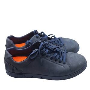 NWOT SWIMS Breeze Tennis Leather Sneakers Men's Size 9 Navy Blue Casual
